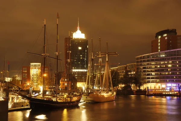Liman Kenti Hamburg Almanya — Stok fotoğraf
