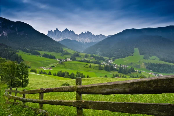 Vista Del Tirol Del Sur Alto Adigio Una Provincia Noreste —  Fotos de Stock