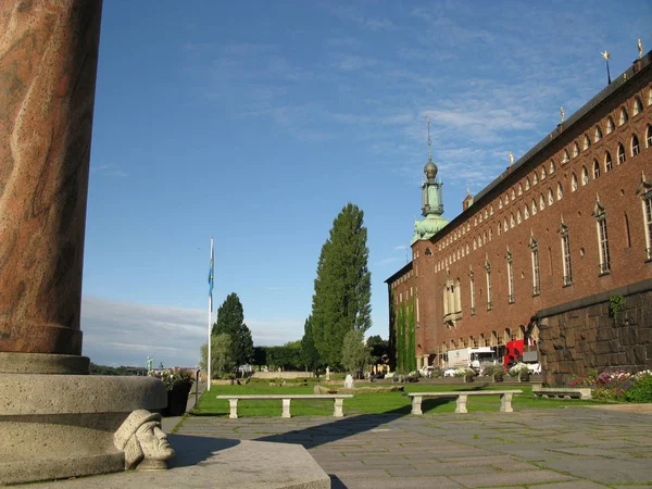 Stockholm Schweden Rathaus — Stockfoto