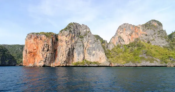 Vue Panoramique Île Mise Point Sélective — Photo