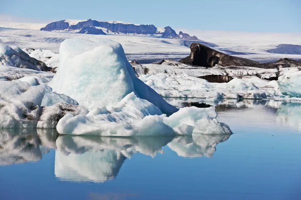 Jokulsarlon Glacial Lagoon Vatnajokull Ισλανδία — Φωτογραφία Αρχείου