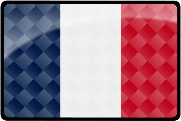 France Flag Button National Flag — стокове фото