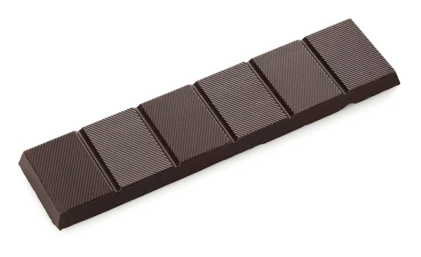 Een Reep Chocolade Geïsoleerd — Stockfoto