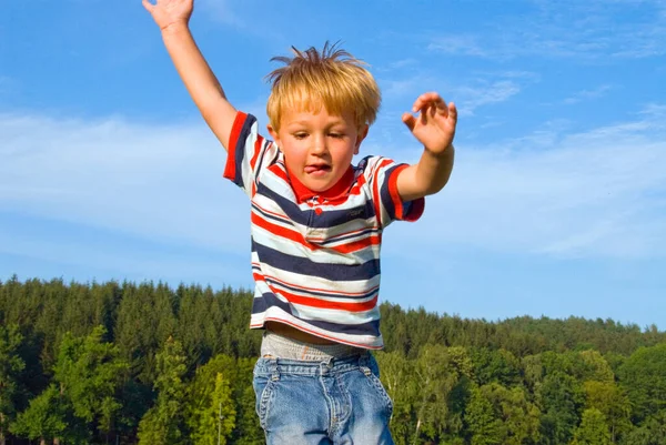 Primo Piano Ritratto Bambino Carino — Foto Stock