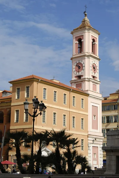 Budynki Starym Mieście Nicei Francja — Zdjęcie stockowe