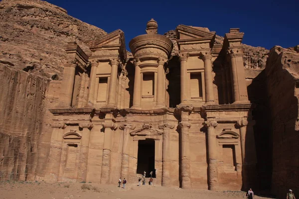 Die Antike Stadt Petra Jordan — Stockfoto