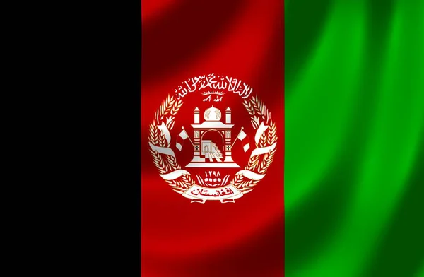 National Flag Afghanistan National Country Flag — Stock Photo, Image