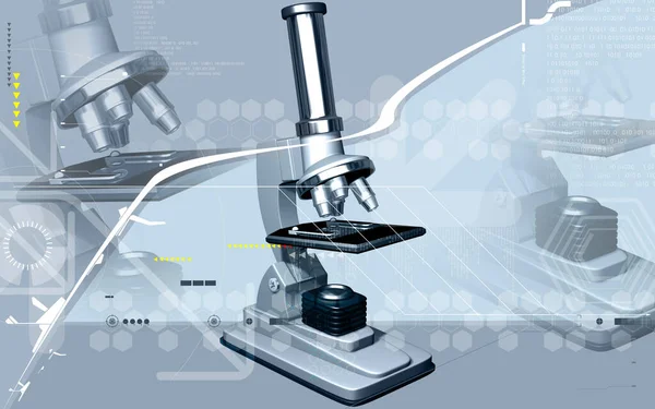 Laboratóriumi Mikroszkóp Géntechnológia — Stock Fotó