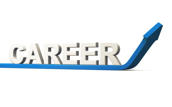 Career Concept Blue Arrow — Stock Photo, Image