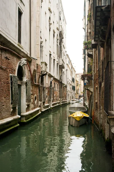 Boot Kanal Venedig Italien — Stockfoto