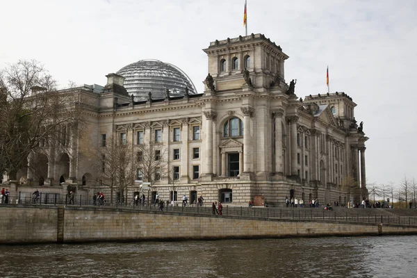 Reichstag Edificio Storico Berlino Germania — Foto Stock