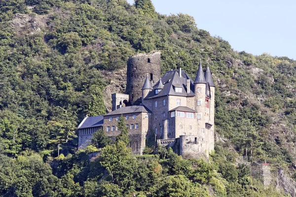 Vista Panorâmica Majestosa Arquitetura Medieval Castelo — Fotografia de Stock