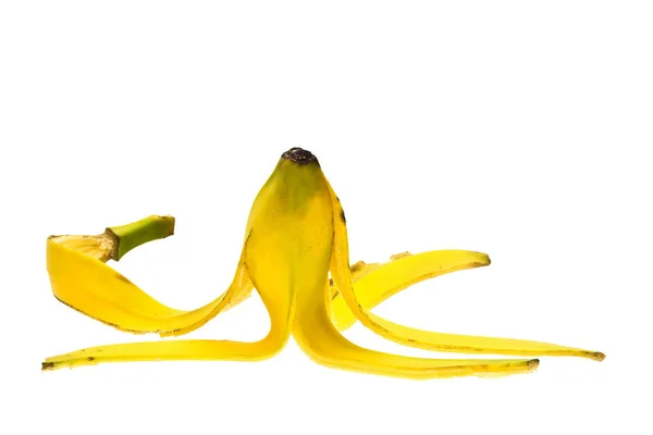 Plátano Aislado Sobre Fondo Blanco —  Fotos de Stock