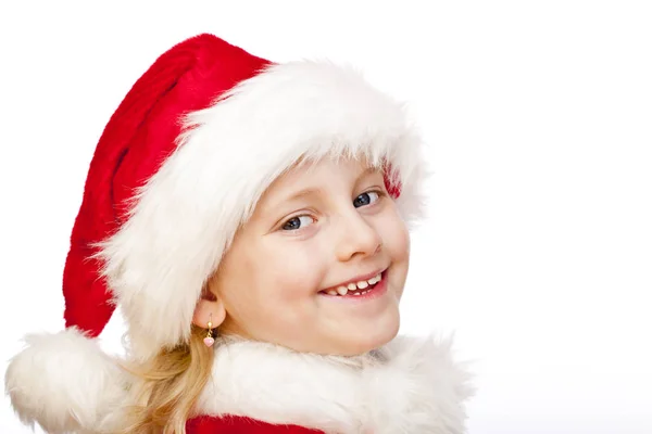 Дівчина Санта Клаус — стокове фото