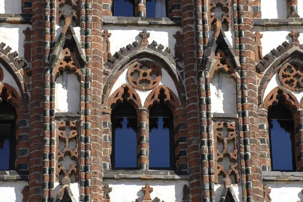 Fachada Casa Café Miramar Greifswald — Fotografia de Stock