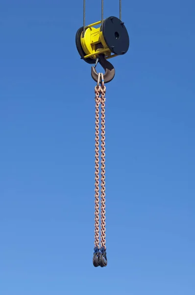 Crane Hook Blue Sky — Stock Photo, Image
