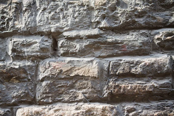Πέτρινος Τοίχος Από Ακανόνιστη Πέτρα — Φωτογραφία Αρχείου