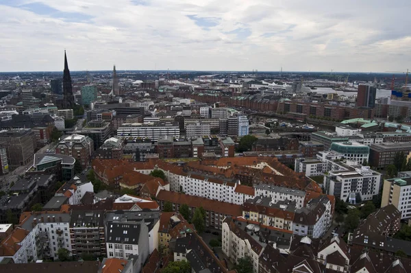 Vista Panorâmica Majestosa Cidade Urbana — Fotografia de Stock