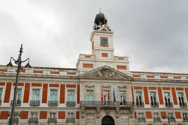 Town Hall Clock Tower Στη Μαδρίτη — Φωτογραφία Αρχείου