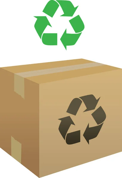 Koncepcja Recyklingu Symbolem Recyklingu — Zdjęcie stockowe