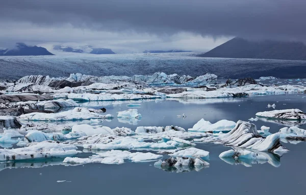 Laguna Glacial Jokulsarlon Vatnajokull Islandia — Foto de Stock