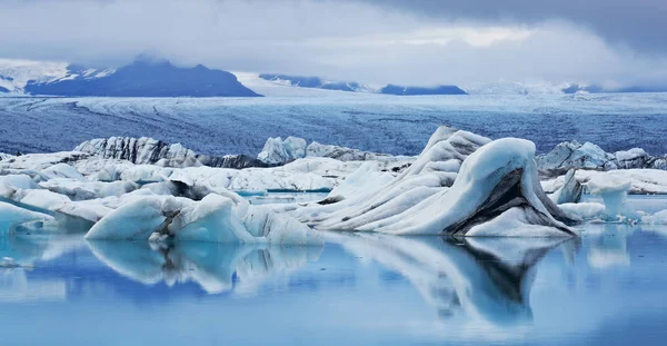 Jokulsarlon Glacial Lagoon Vatnajokull Ισλανδία — Φωτογραφία Αρχείου