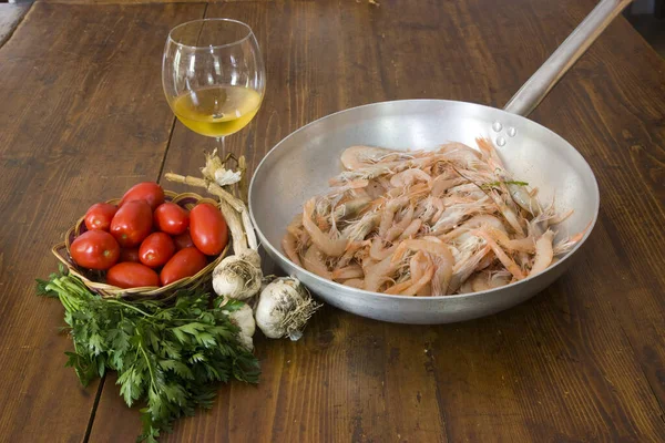 Red Shrimps Sea Food — Stock Photo, Image