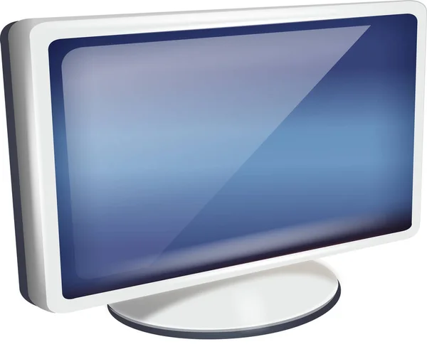 Lcd Monitor Widescreen — Stock Photo, Image