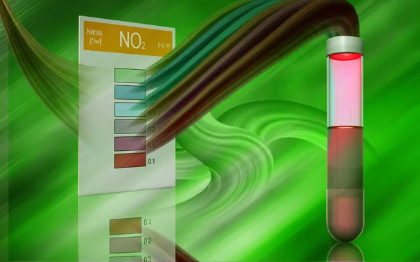 Ensayos Nitrito Investigación Química — Foto de Stock