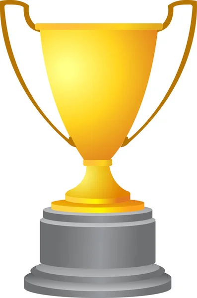 Gold Trophy Vector Illustration — Stock Photo, Image