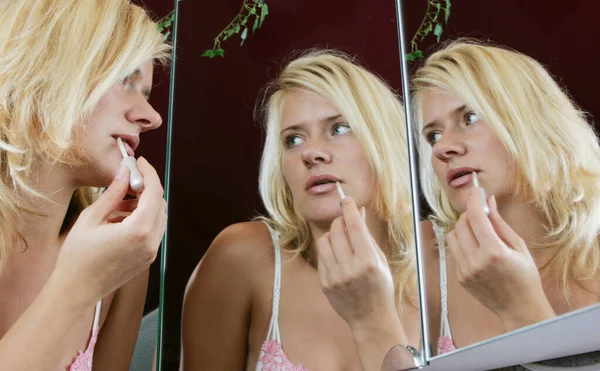 Retrato Belleza Mujer Joven —  Fotos de Stock