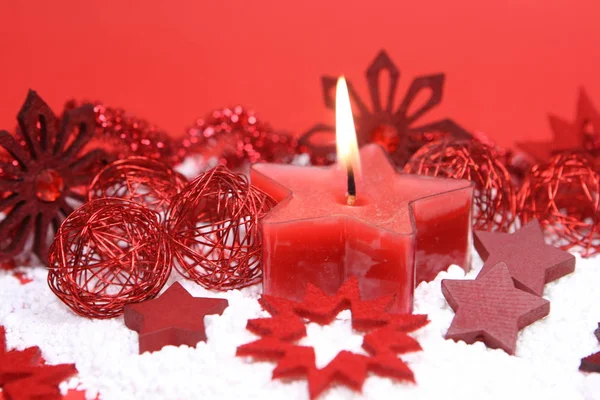 Decoração Natal Vermelho — Fotografia de Stock