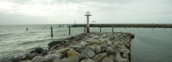 Vue Panoramique Plage Mer Baltique — Photo