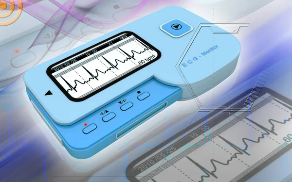 Hjärtslag Kardiologi Ekg Ambulans Service — Stockfoto