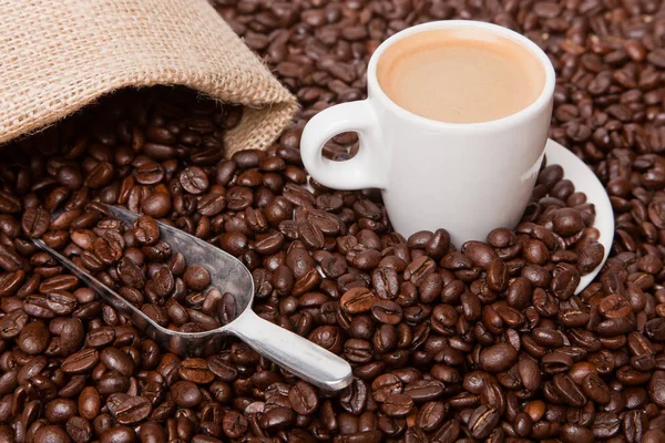エスプレッソコーヒー飲料朝の飲み物 — ストック写真