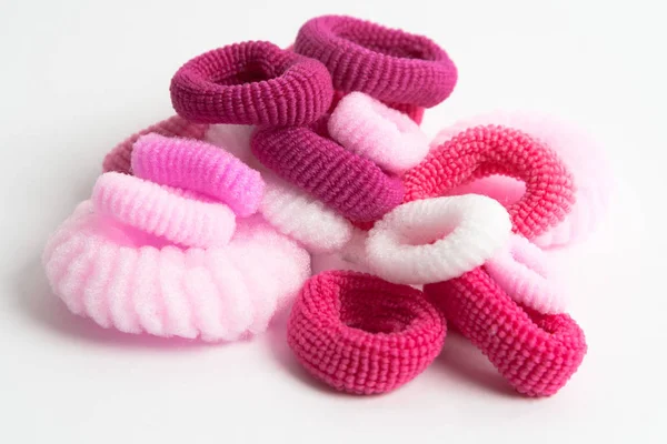 Pink Baby Booties White Background — Stock Photo, Image