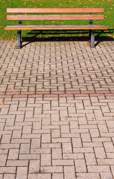 Vieux Banc Dans Parc — Photo