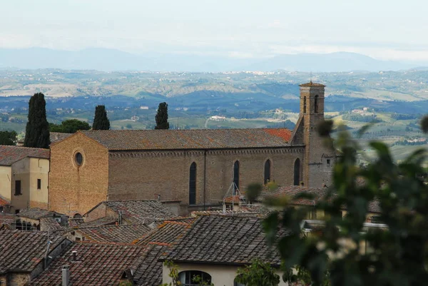 San Gimignano 토스카나의 이탈리아의 도시이다 — 스톡 사진