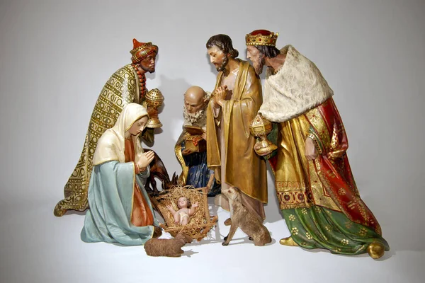 Presepe Figurina Presepe Natalizio — Foto Stock