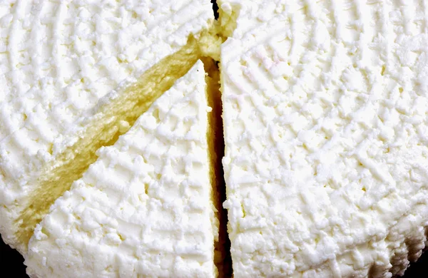 Nahaufnahme Eines Weißen Kuchens — Stockfoto