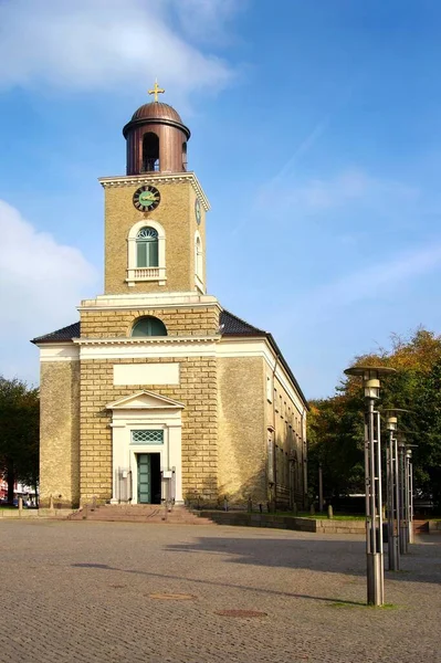 Marienkirche Church Square Husum — 스톡 사진