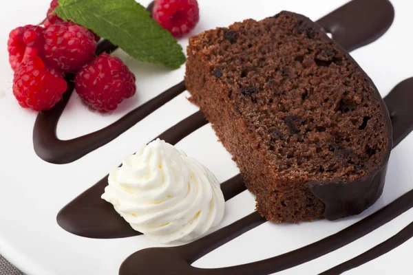 Savoureux Gâteau Sur Fond Gros Plan Images De Stock Libres De Droits