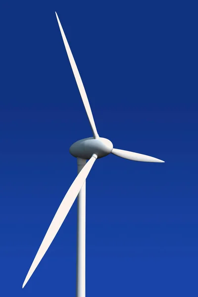 Produkcja Energii Turbina Wiatrowa Energia Wiatrowa — Zdjęcie stockowe