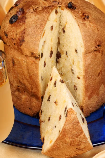 Panettone Talyan Noel Pastası — Stok fotoğraf