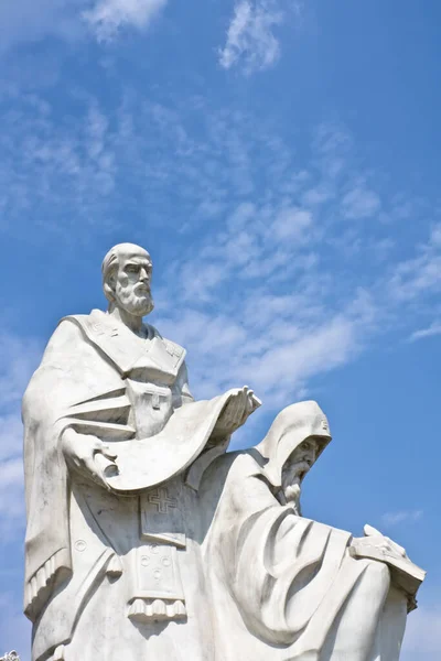Памятник Святым Кириллу Мефодию — стоковое фото