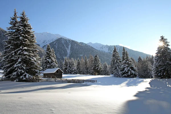 Malowniczy Widok Majestatyczny Krajobraz Dolomitów Włochy — Zdjęcie stockowe