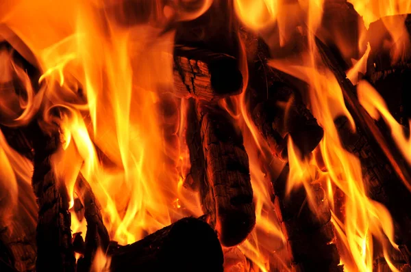 Fire Flame Bonfire Blazing — Stock Photo, Image