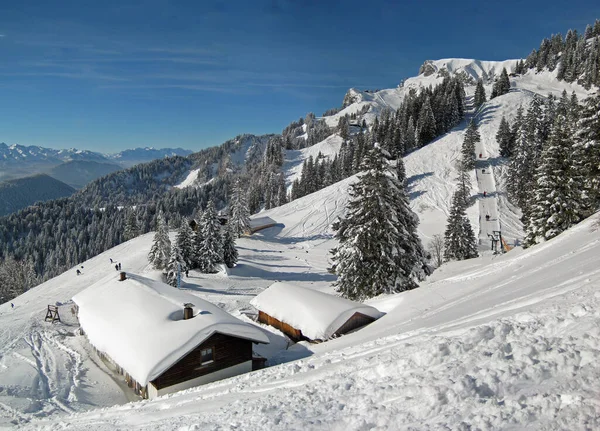 Vista Las Hermosas Montañas Los Alpes — Foto de Stock