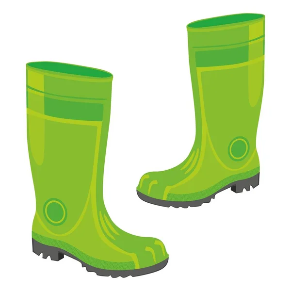 Illustration Isolated Rubber Boots — Stock Photo, Image