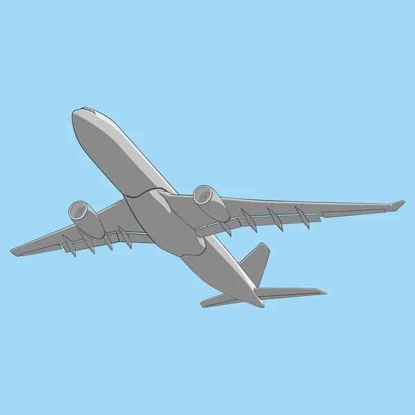 イラスト航空会社3D写真 — ストック写真